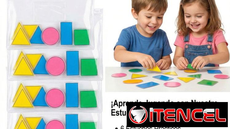 Juego de Figuras Geométricas Plasticadas ✨ Aceptamos pago por transferencia 💳