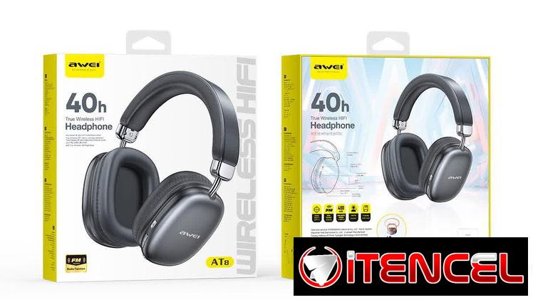 🎧 AUDÍFONOS BLUETOOTH AWEI AT8 ‼️LA MEJOR RELACIÓN CALIDAD PRECIO 👌