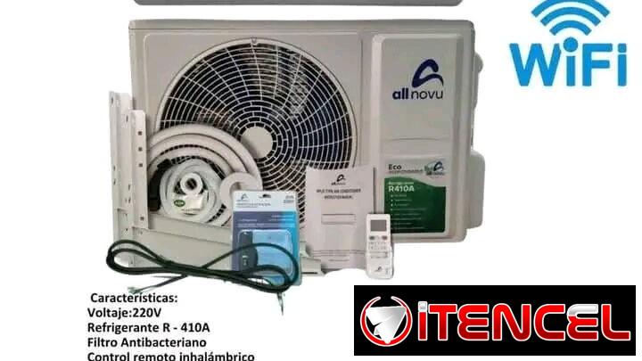Split All Novu 1 tonelada 220Vol Con sistema SMART LIFE para control inteligente por WiFi 260 usd