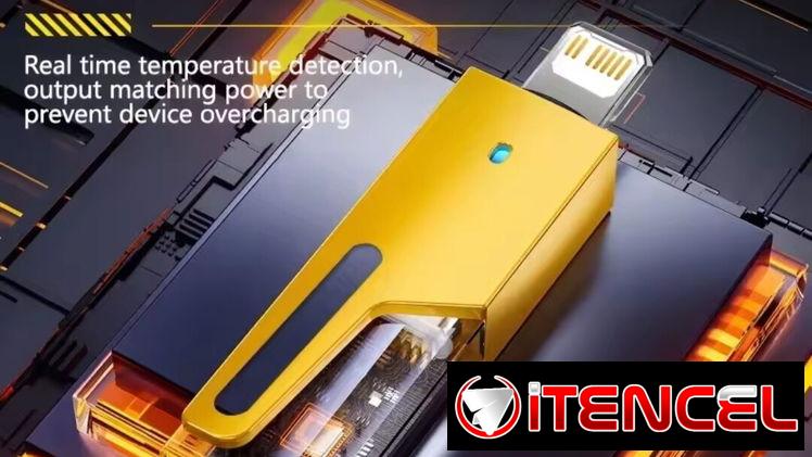 4 en 1/Cable de 65w adaptador incorporado iOS y Android
