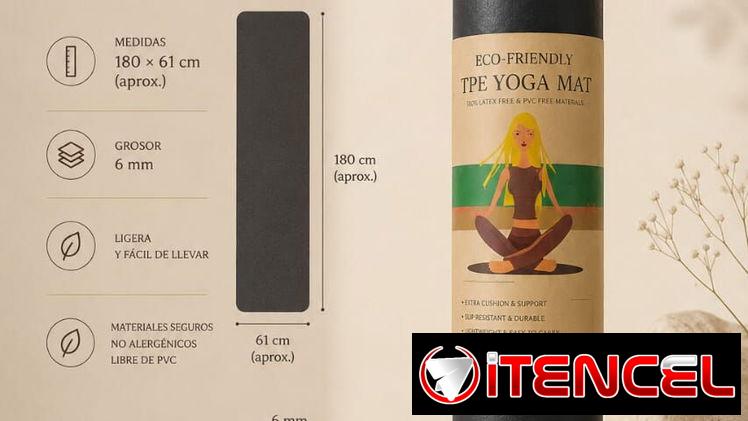 🧘‍♀️ Estera de Yoga Antideslizante   💲 PRECIO: 16 USD