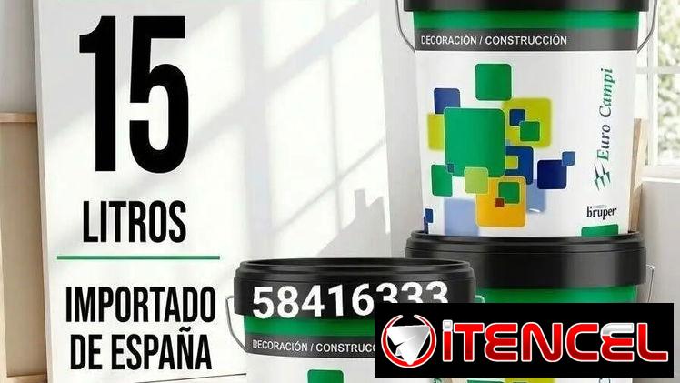 Vinil blanco 15lt tanqueta selladas original importada de España