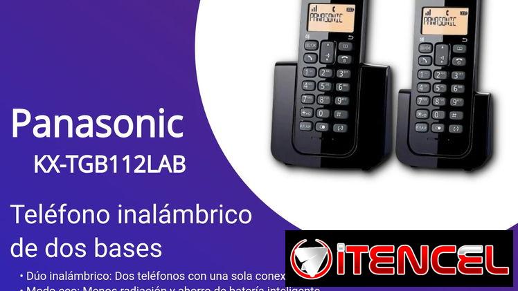 Teléfono Inalámbrico Panasonic de dos bases