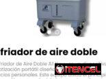 Enfriador de aire doble. Este equipo utiliza el principio de evaporación para reducir  temperatura de manera más natural