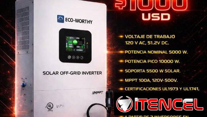 Inversores 3600W/4000W/5000W/10000W(Split Phase)