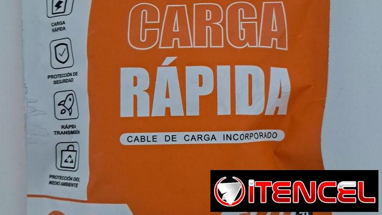 Cargador rápido con su cable