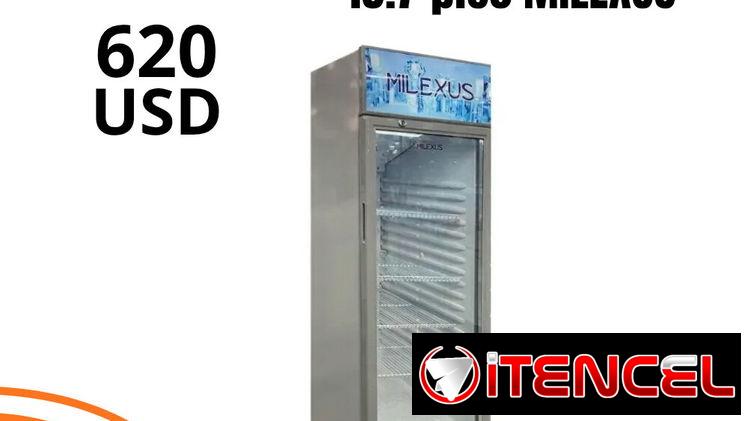 Nevera Exhibidora Vertical 13.7 pies MILEXUS