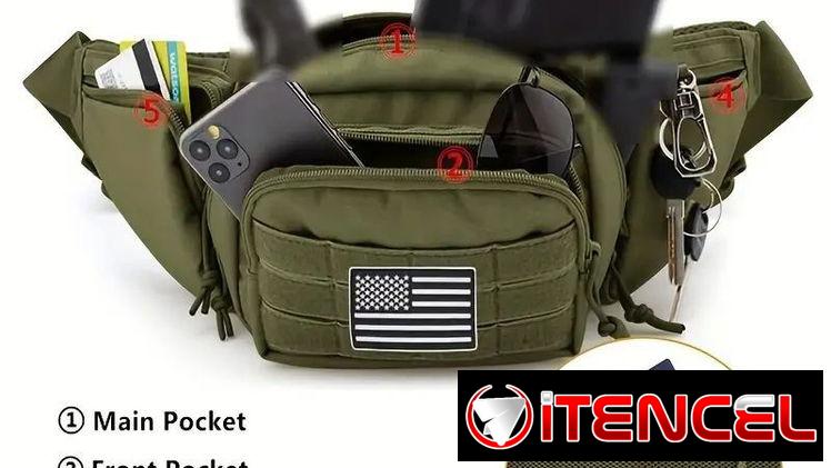 Bolso Táctico Multipropósito – Ideal para Aventuras, Trabajo o Uso Diario | videojuegoshabana.com