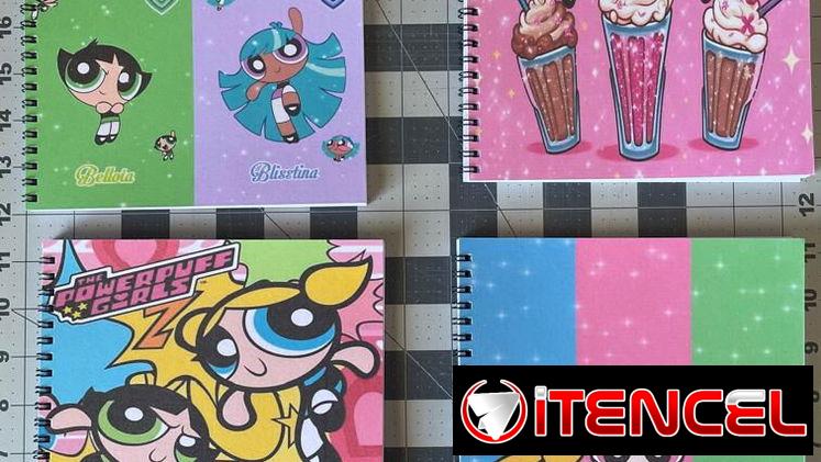 Libretas de calidad, personalizadas 100 pág.. En plaza de la Rev. domicilio disponible