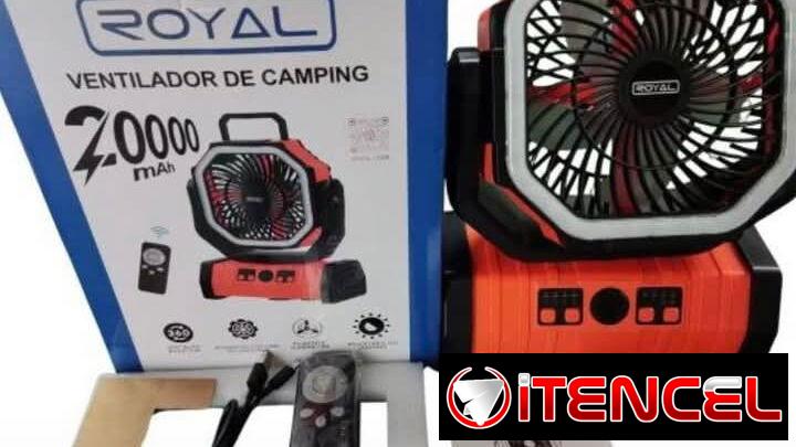 Ventiladores recargables F6 marca Royal