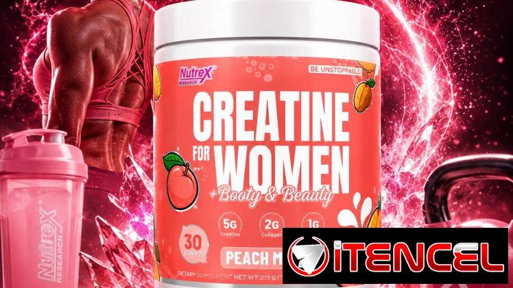 Creatina para mujeres Nutrex con sabor a Mango y Melocotón