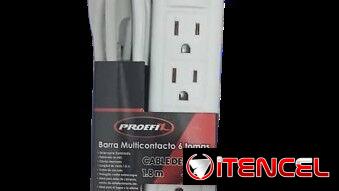 EXTENSIONES REGLETA DE 6 TOMAS DE 2 METROS /LAMPARAS RECARGABLES VARIADAS //__59757936