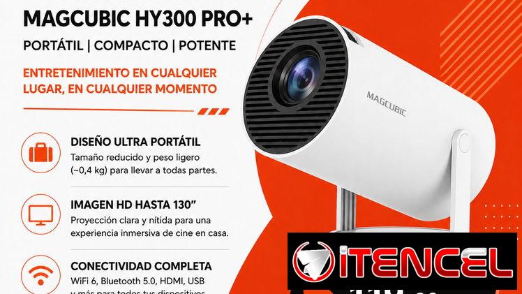 Proyector Magcubic HY300 Pro+ Portátil | Mini Proyector HD para Cine en Casa en La Habana