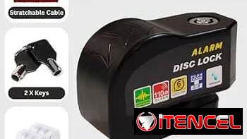 Candado con alarma para motos . 25 USD