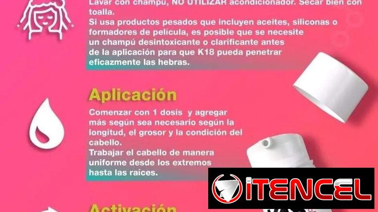 Tratamiento k18 y termo protector wow