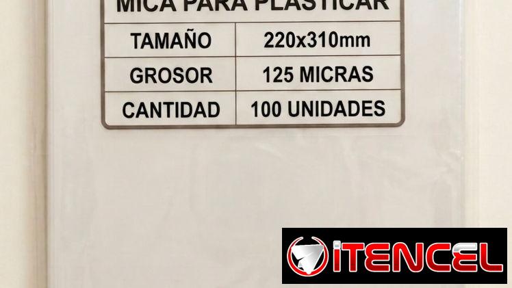 Paquete de micas para plasticar