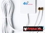 Antena 4G LTE para exteriores 3 metros de cable 2 conectores SMA macho