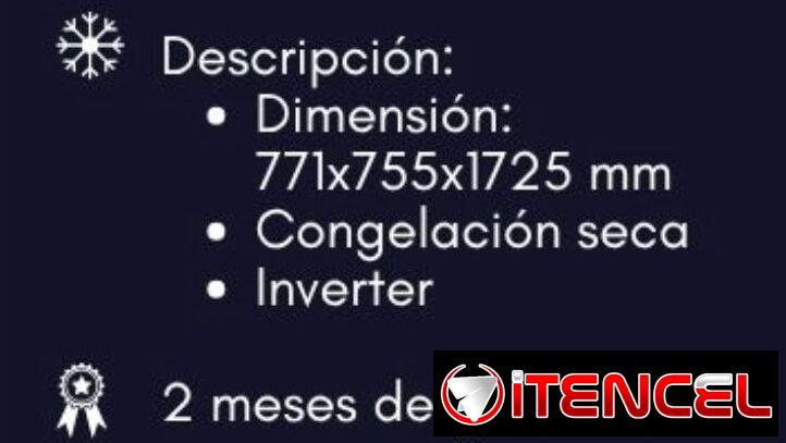 Refrigerador EKO 16 pies y dispensador