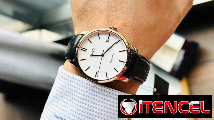 RELOJ DE LUJO SUIZO AUTOMATICO MARCA MIDO BELLUNA 2 (M0244073603100) CRISTAL ZAFIRO , MANILLA CUERO Y MÁS  58049738