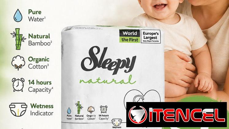 Pañales de bebé Sleepy Natural 4-9kg (2da etapa)