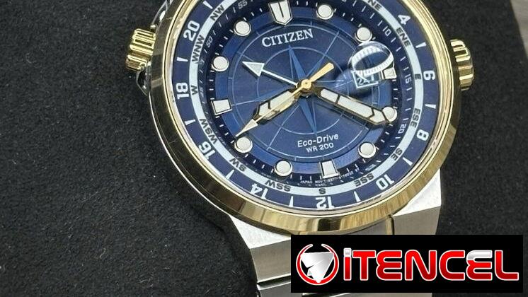 58049738 , CITIZEN ECODRIVE ENDEAVOR PARA HOMBRE (BJ7144-52L) DE 44MM , CRISTAL DE ZAFIRO , 2 TONOS , NUEVO A ESTRENAR
