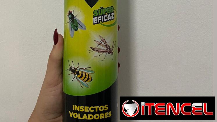 Insecticida en spray, 600 ml, elimina todo tipo de insectos como moscas, mosquitos, avispas, hormigas, polillas, etc.