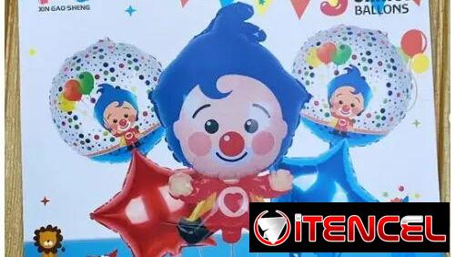 Set de 5 Globos Plim Plim (cp)
