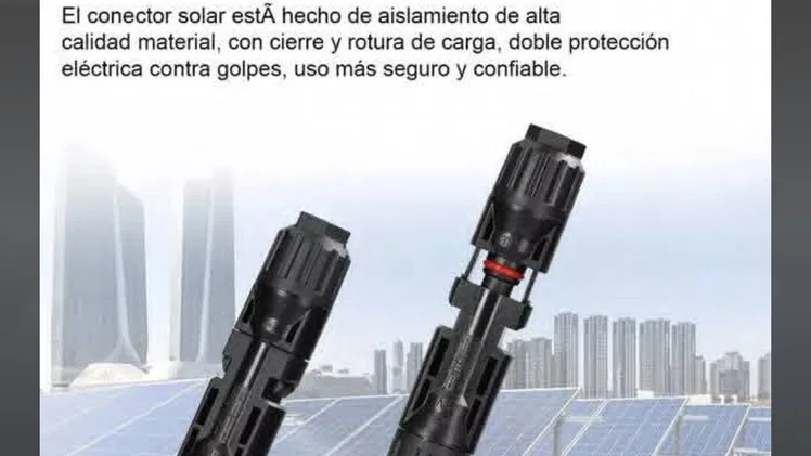 Conectores Mc4 Macho Hembra de Panel Solar  La mejor calidad del mercado . Vienen de EEUU a 3 usd el par