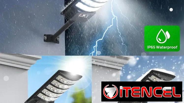 Lámparas led solares con control