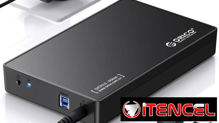 Caja de Almacenamiento de Disco Duro Orico 3588US3 USB 3.0 ▌Para discos SSD de 2,5″ y HDD de 3,5″