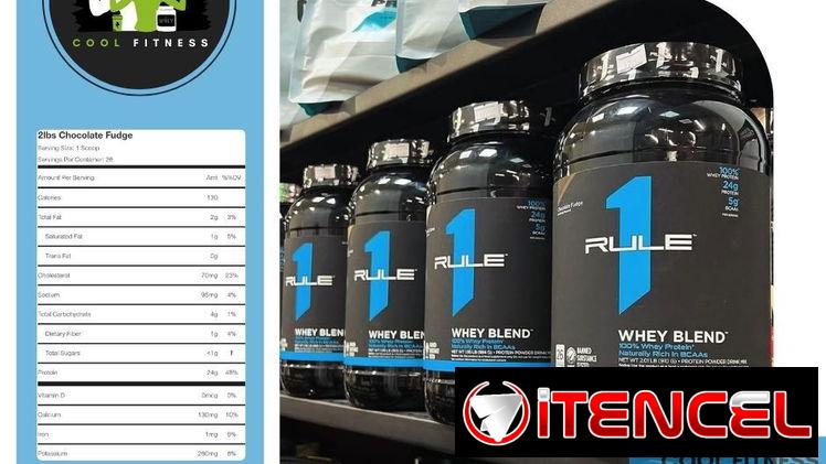 ☎️⚡⚡**Rule1 Whey Blend 2lb 24gr de proteina x 27serv*