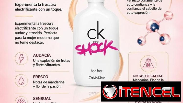 Calvin Klein perfume de mujer One Shock
