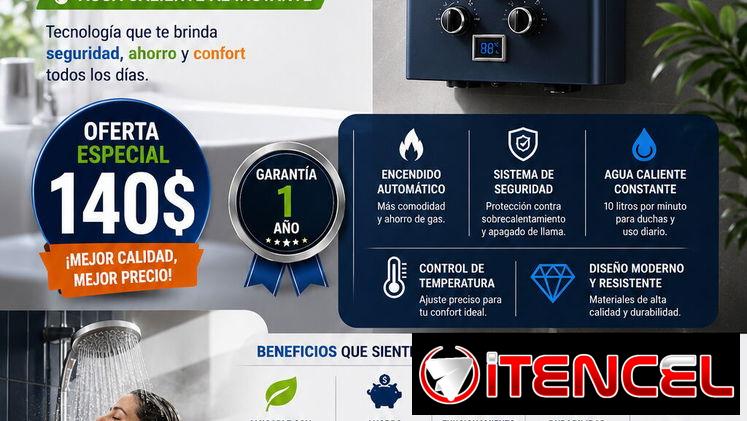 Calentador de gas Milexus