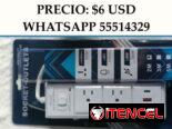 REGLETA ELÉCTRICA CON ENCHUFE UNIVERSAL, ENTREGA DE FACTURA. VARIEDAD DE REGLETAS, EXTENSIONES Y PROTECTORES DE VOLTAJE