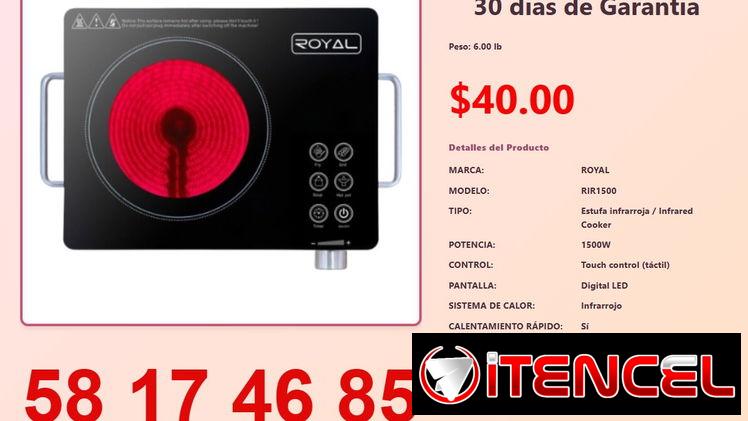 ESTUFA INFRARROJA 1500W ROYAL