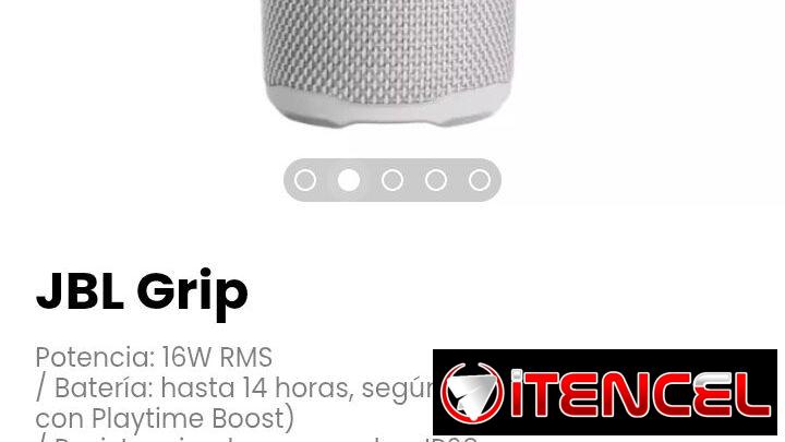JBL Grip. Potencia: 16W RMS