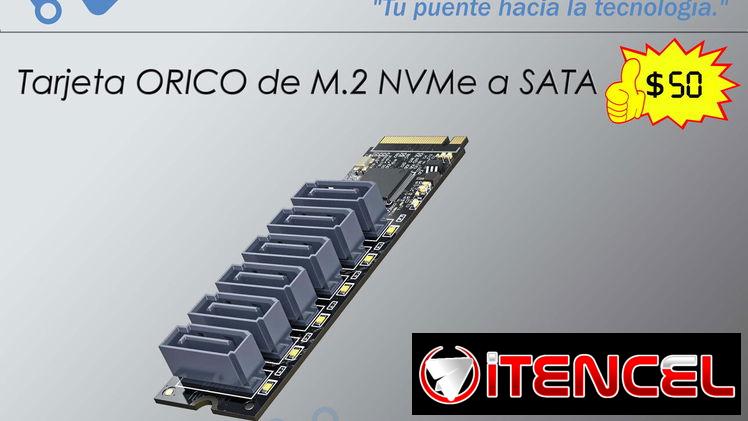 !!💻!! Tarjeta de expansión ORICO (PM2TS6) de SSD M.2 (NVMe) a 6x SATA 6Gb/s !!💻!!