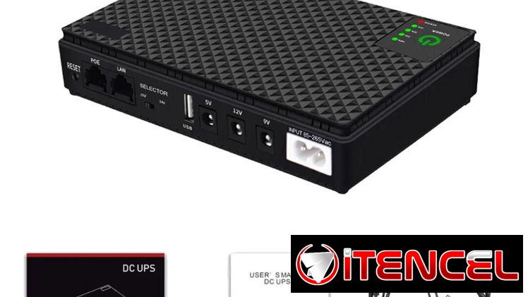 Mini Ups Fuente De Alimentación Ininterrumpida De 5v9v12v18w