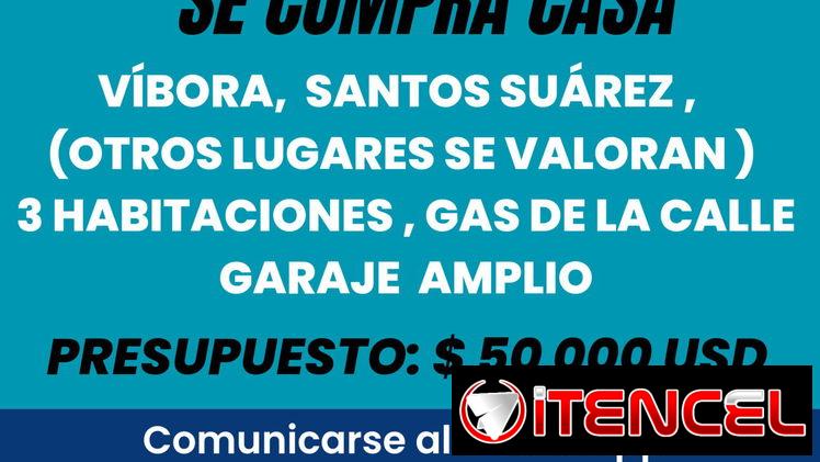 SE COMPRA CASA CON GARAJE Y GAS DE LA CALLE