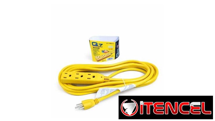EXTENSION ELÉCTRICA 15FT. CON MULTI TOMA-Q7 VPT#