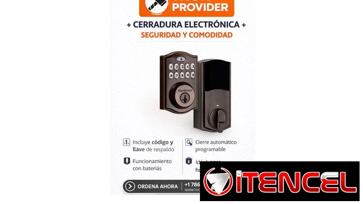CERRADURA ELECTRONICA INTELIGENTE. PRODUCTO NUEVO. EXCELENTE CALIDAD.Thor Provider