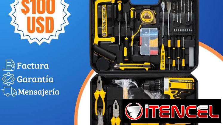 Atornillador com sus agregados