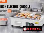 —- Plancha eléctrica para restaurantes —
