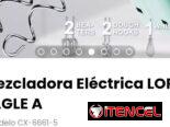 Mezcladora Eléctrica LORD EAGLE A. Incluye 5 accesorios de acero inoxidable