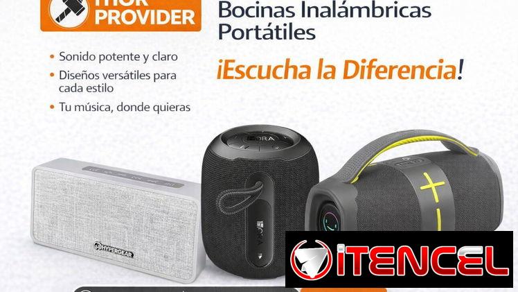 Bocina Bluetooth Portátil – Marca Unno Tekno , HyperGear, 1Hora
