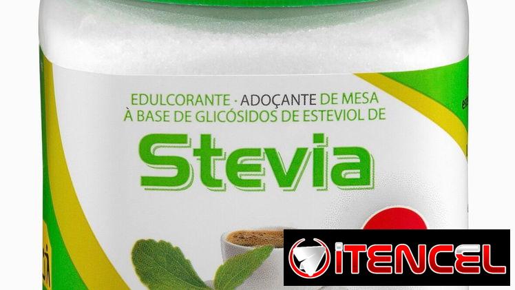 Edulcorante granulado stevia 200g. Media cucharadita sustituye 2 cucharaditas de azúcar.