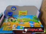 Set de escritorio escolar para niños, mesitas de estudio para niños