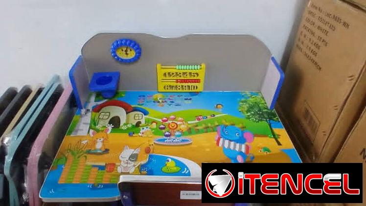 Set de escritorio escolar para niños, mesitas de estudio para niños