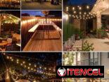 Luces exterior Guirnaldas de 15m para exteriores.  35 USD