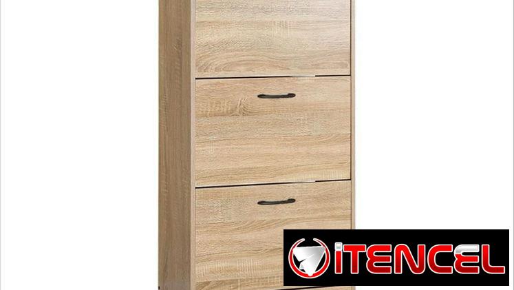 Zapateras de maderas con capacidad para 18 pares